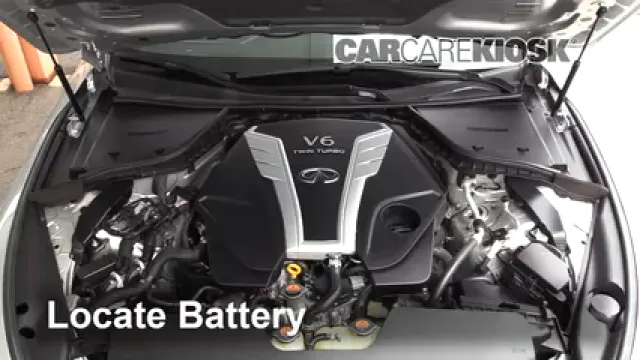 2017 Infiniti Q60 Premium 3.0L V6 Turbo Battery Replace